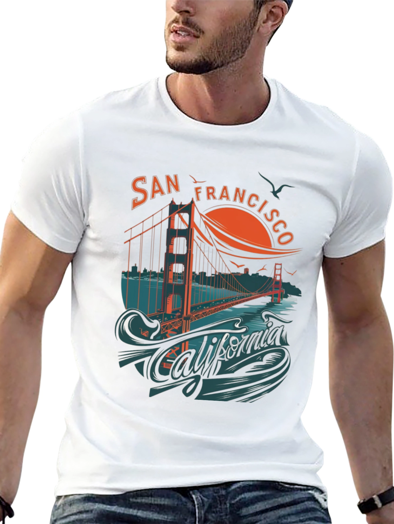 San Francisco California Graphic T-Shirt