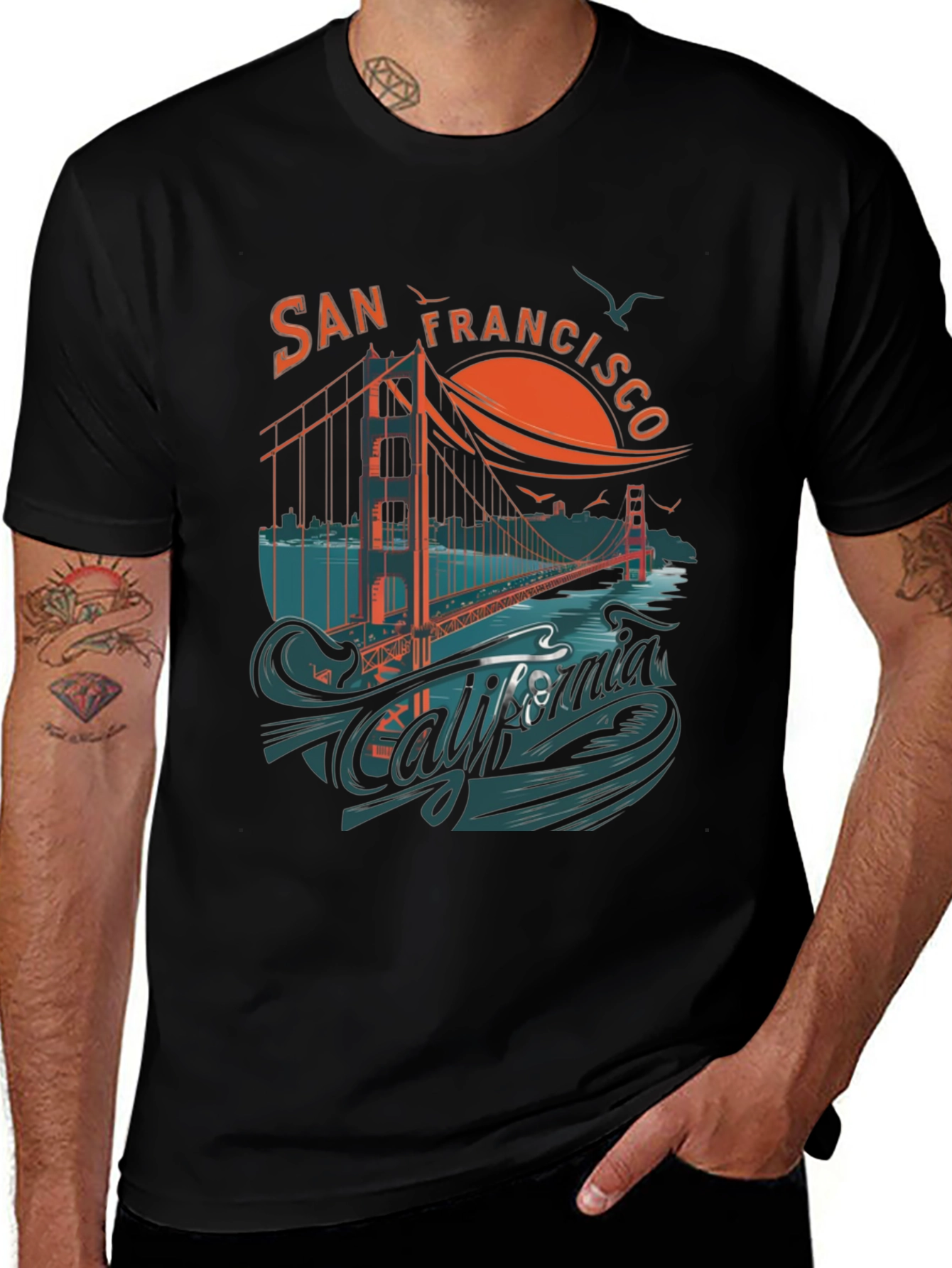 San Francisco California Graphic T-Shirt