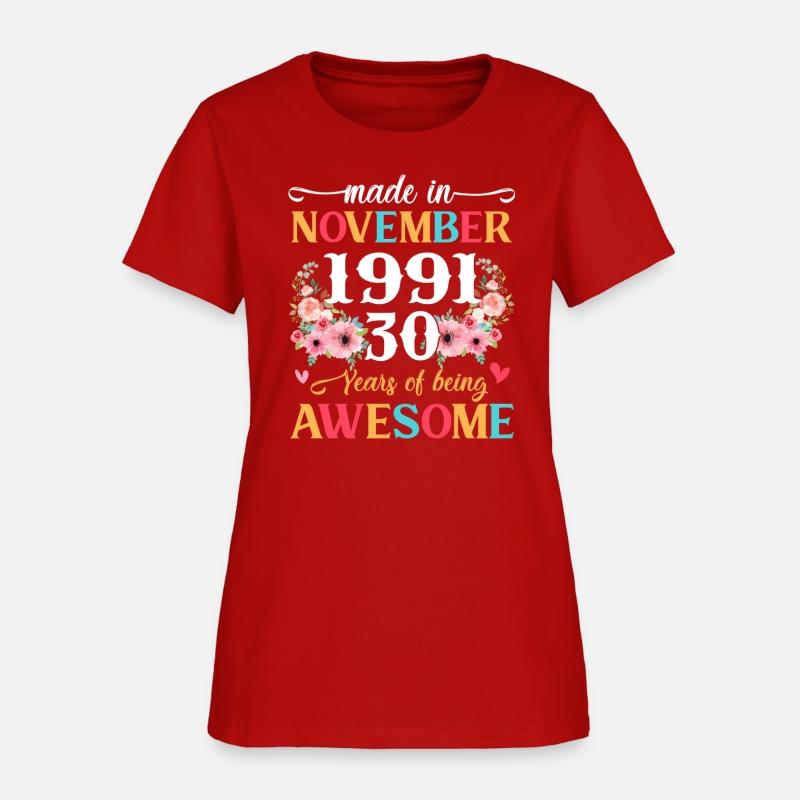 30th Born In November 1991 30