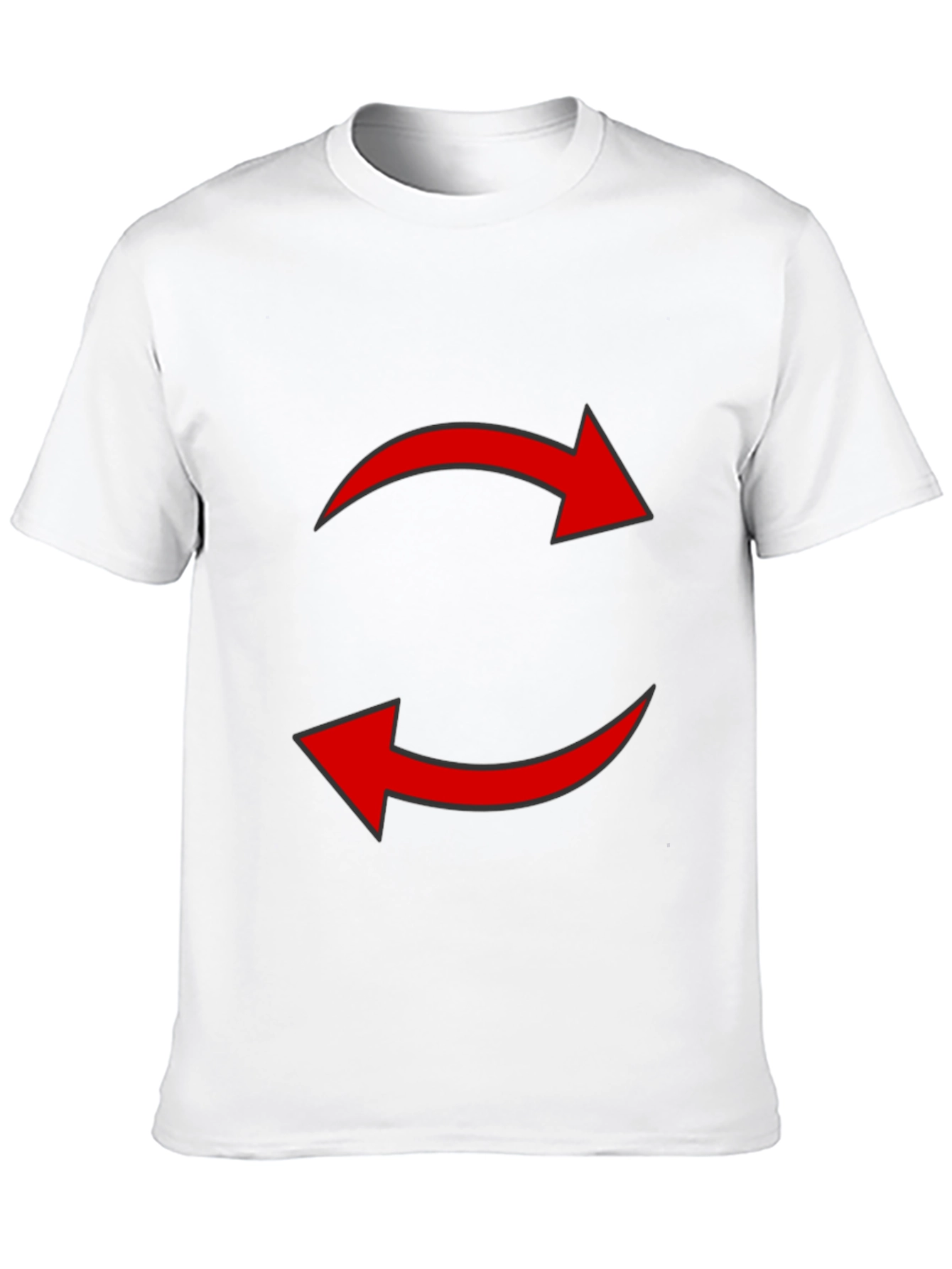 Recycled Arrow Graphic Tee - Black