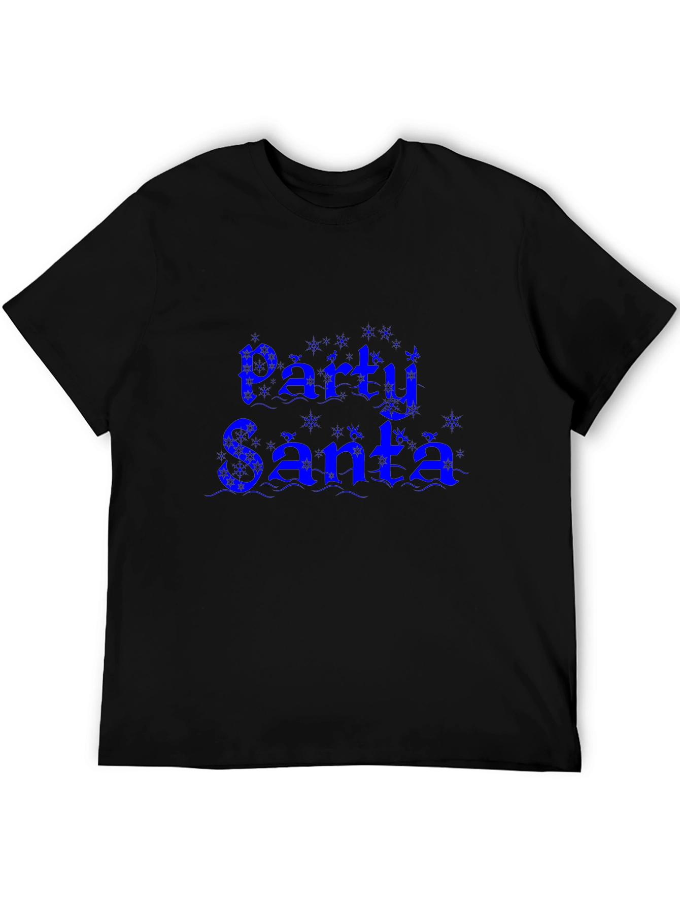 Party Santa Graphic Tee - Holiday Fun!