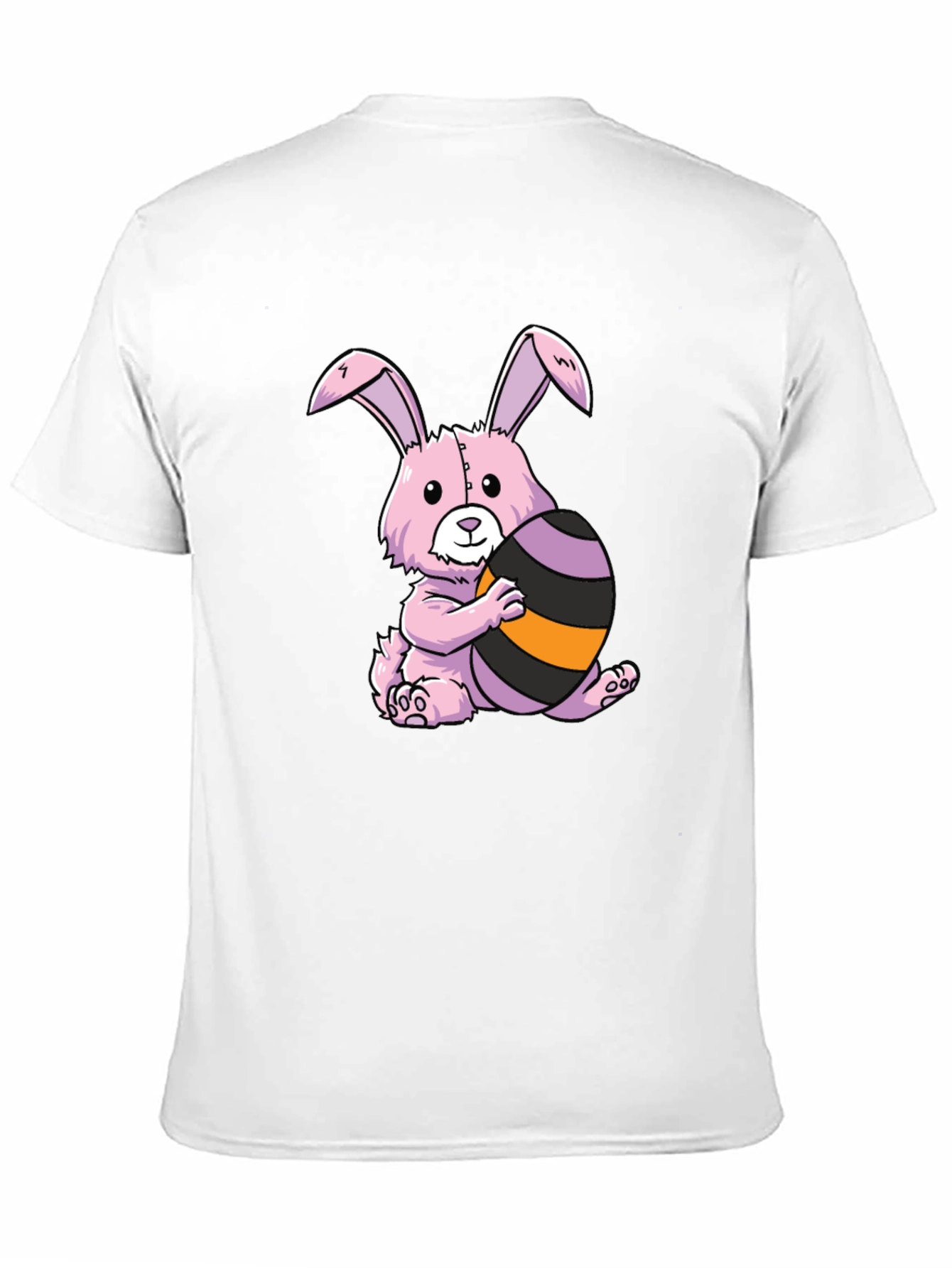 Easter Bunny T-Shirt: Pink Bunny with Easter Egg