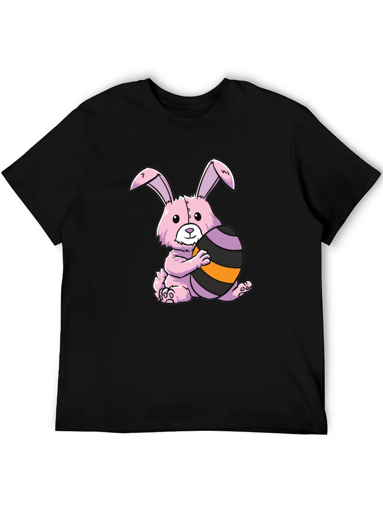 Easter Bunny T-Shirt: Pink Bunny with Easter Egg