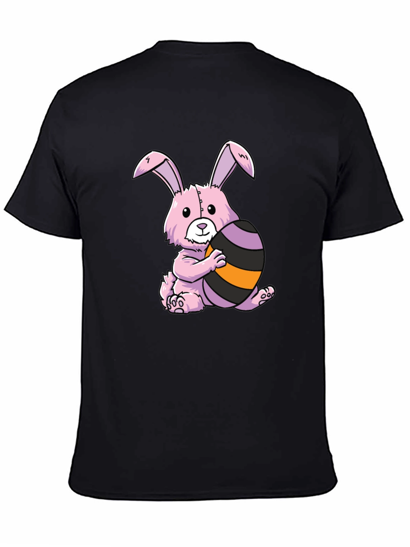 Easter Bunny T-Shirt: Pink Bunny with Easter Egg