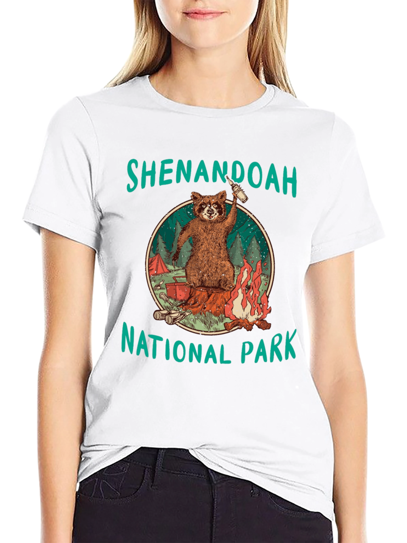 Shenandoah National Park Raccoon T-Shirt