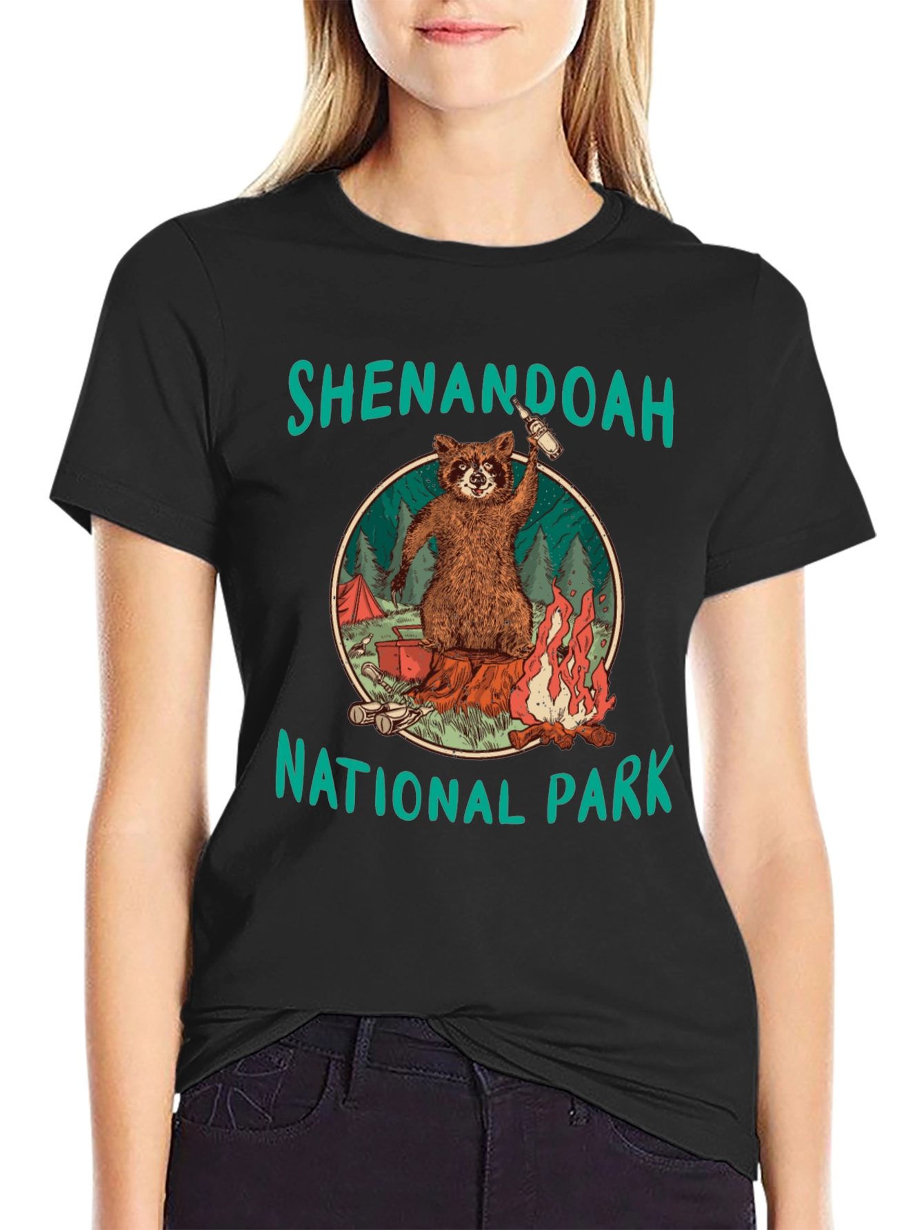 Shenandoah National Park Raccoon T-Shirt