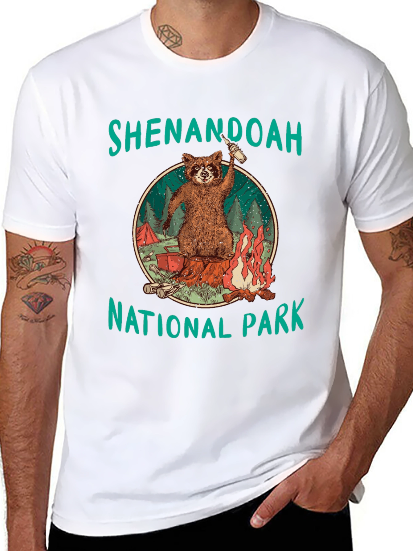 Shenandoah National Park Raccoon T-Shirt