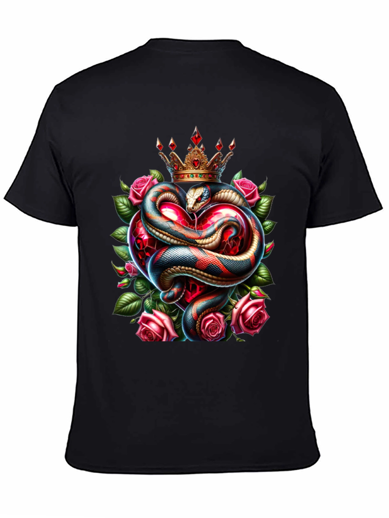 King Cobra Heart Roses T-Shirt