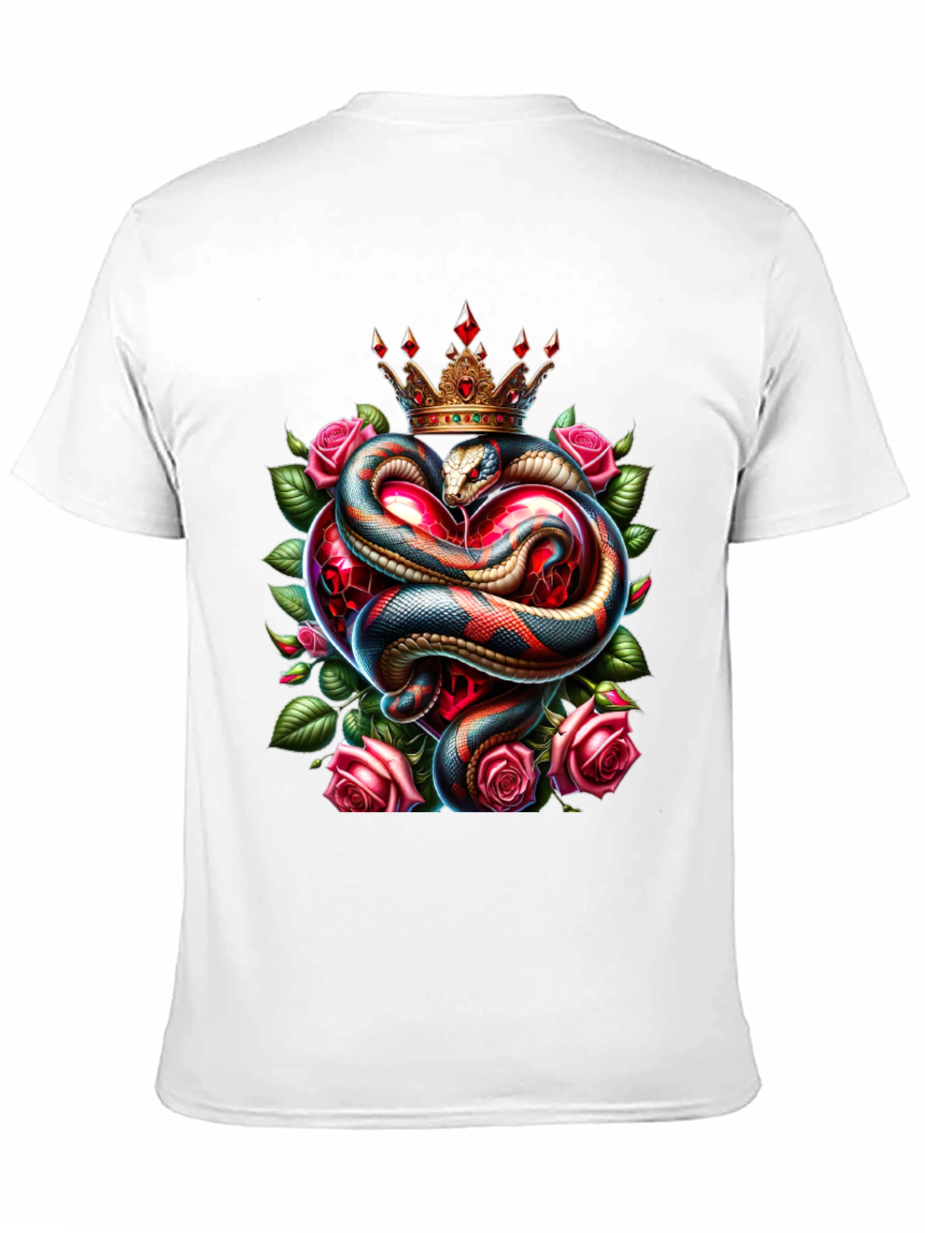 King Cobra Heart Roses T-Shirt