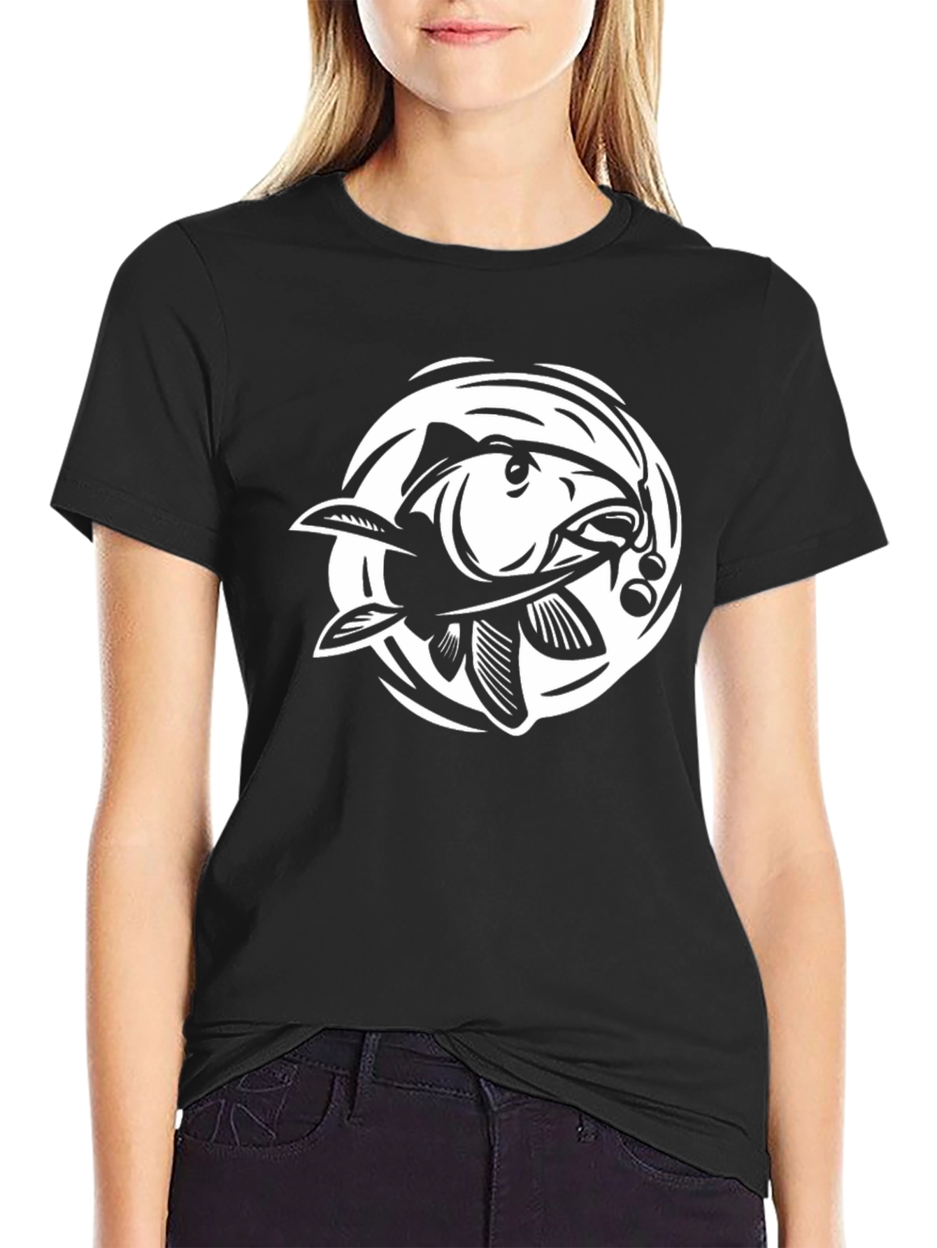 Carp Fishing T-Shirt - Graphic Print