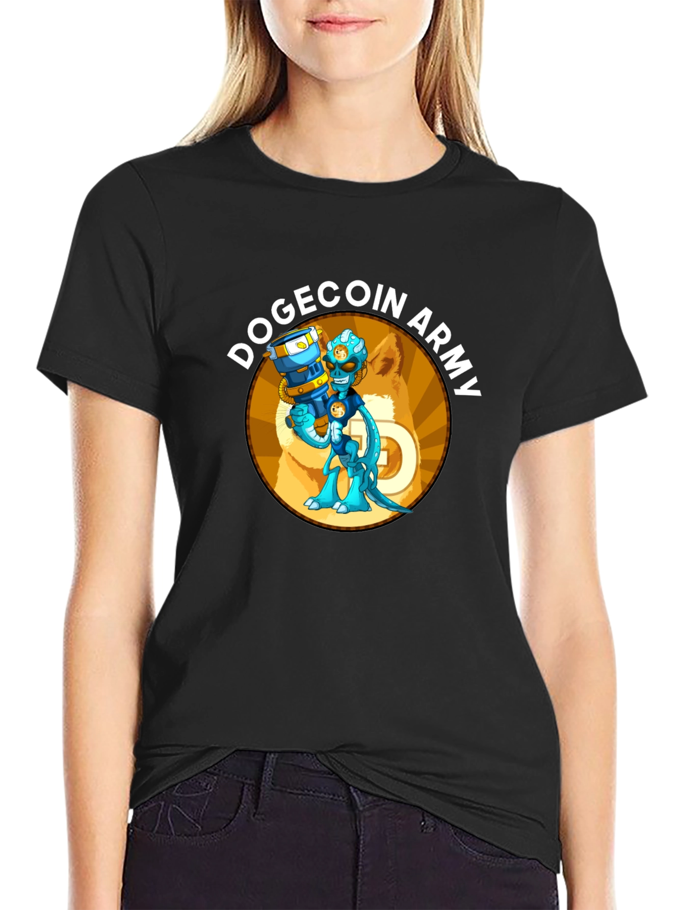 DogeCoin Army Graphic T-Shirt