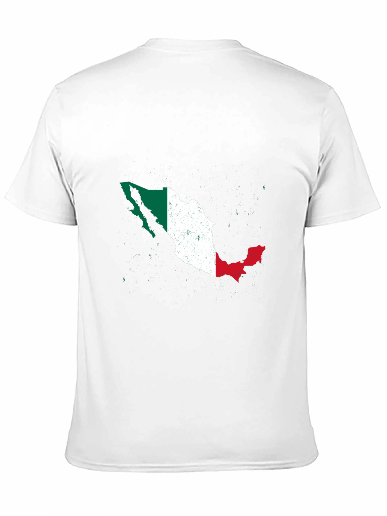 Mexico Flag Map Graphic T-Shirt