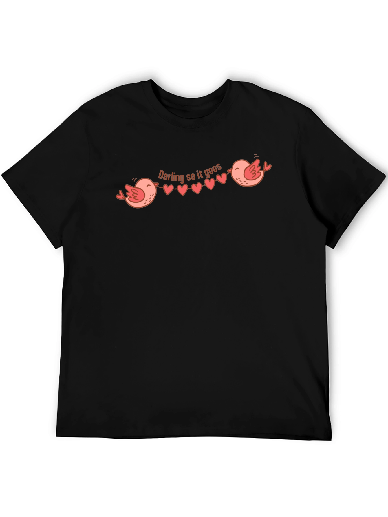 Darling So It Goes Bird Heart Graphic Tee