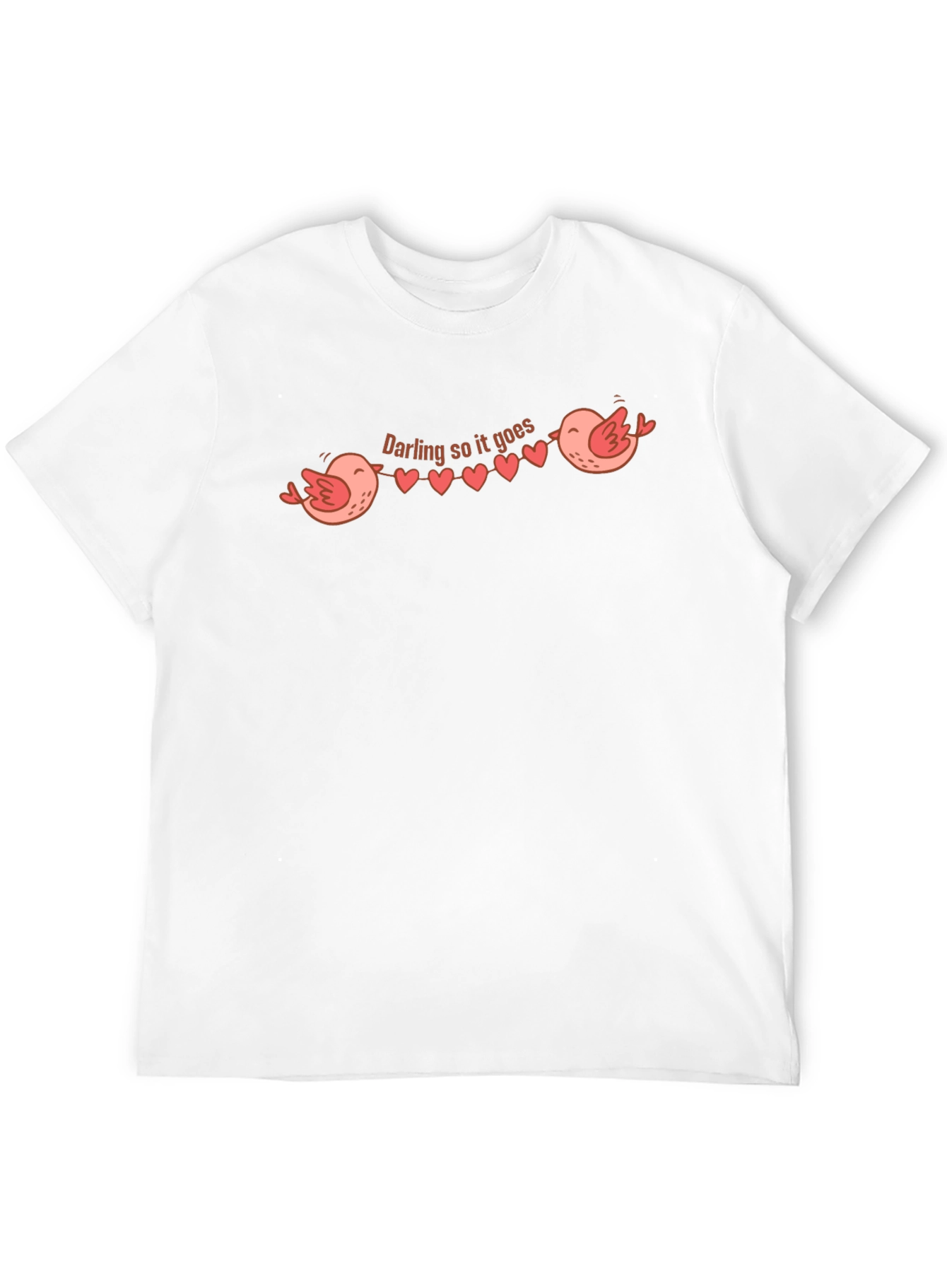 Darling So It Goes Bird Heart Graphic Tee
