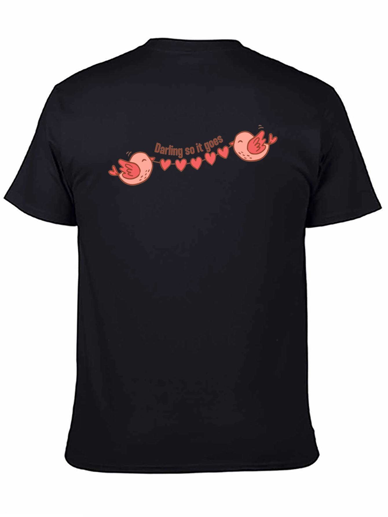 Darling So It Goes Bird Heart Graphic Tee