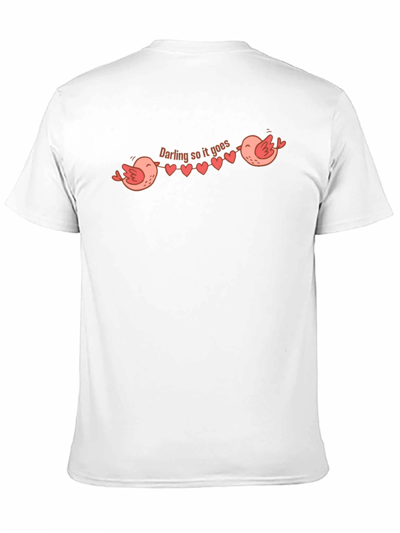 Darling So It Goes Bird Heart Graphic Tee