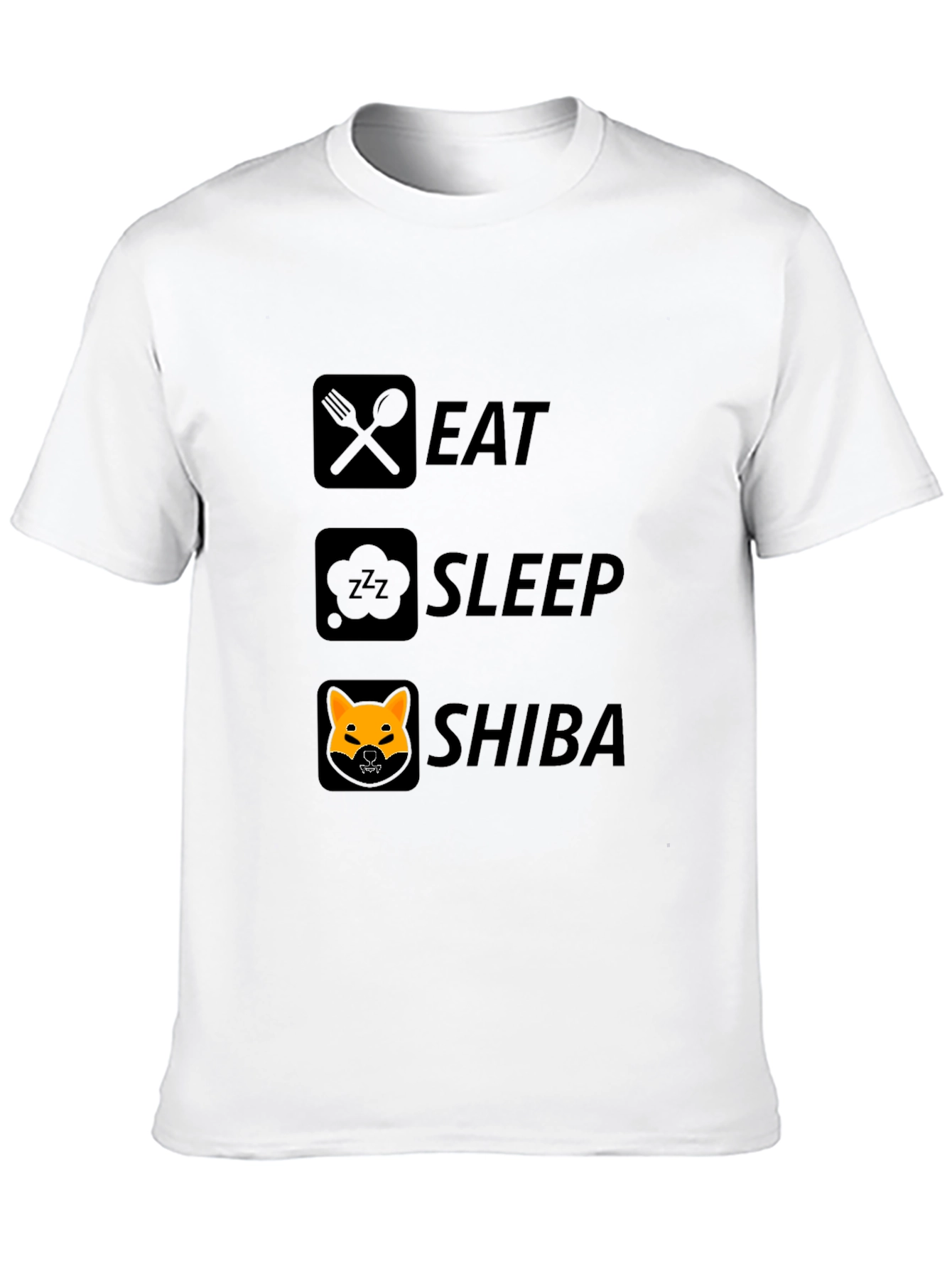 Eat Sleep Shiba Crypto T-Shirt