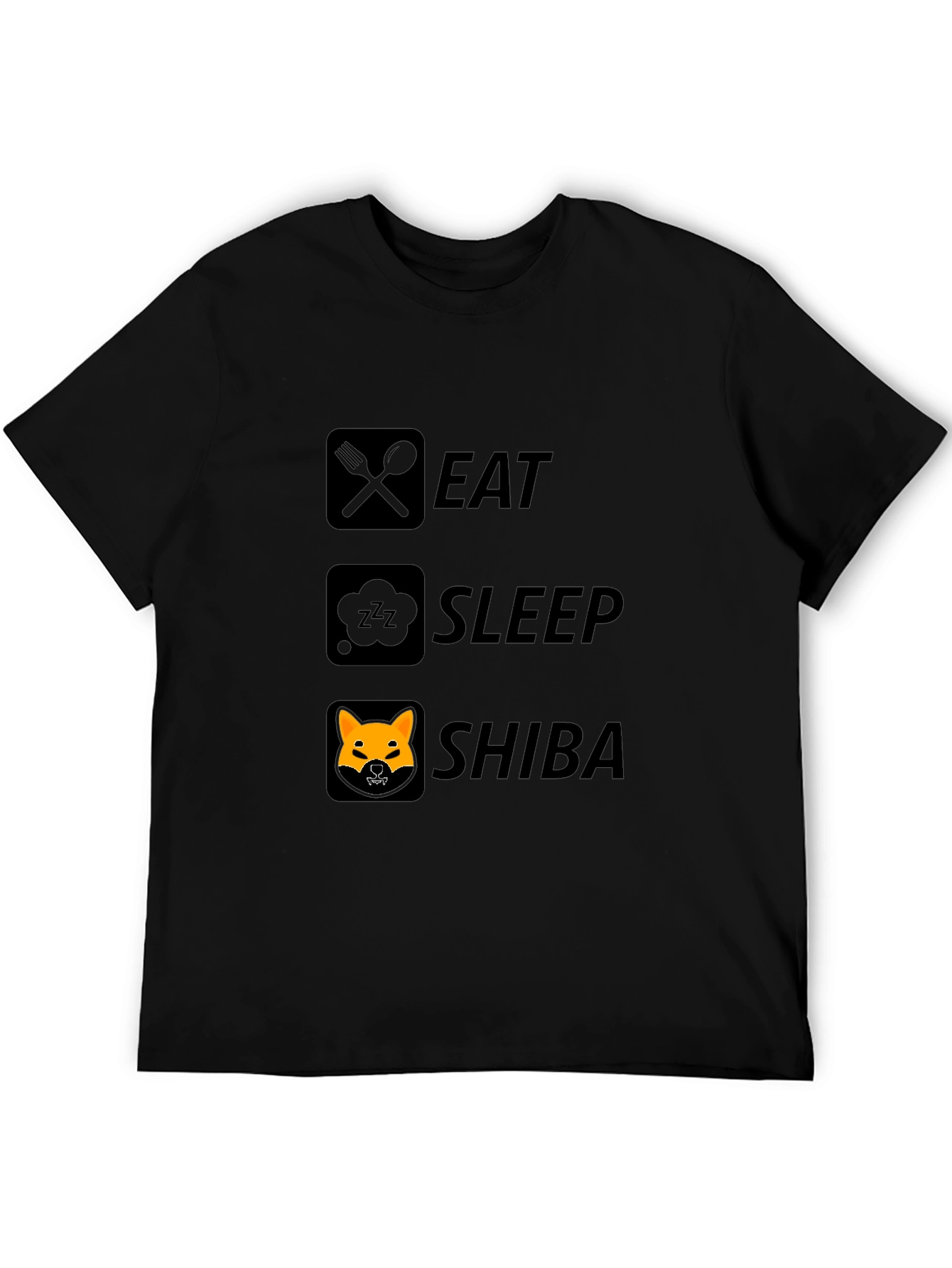 Eat Sleep Shiba Crypto T-Shirt