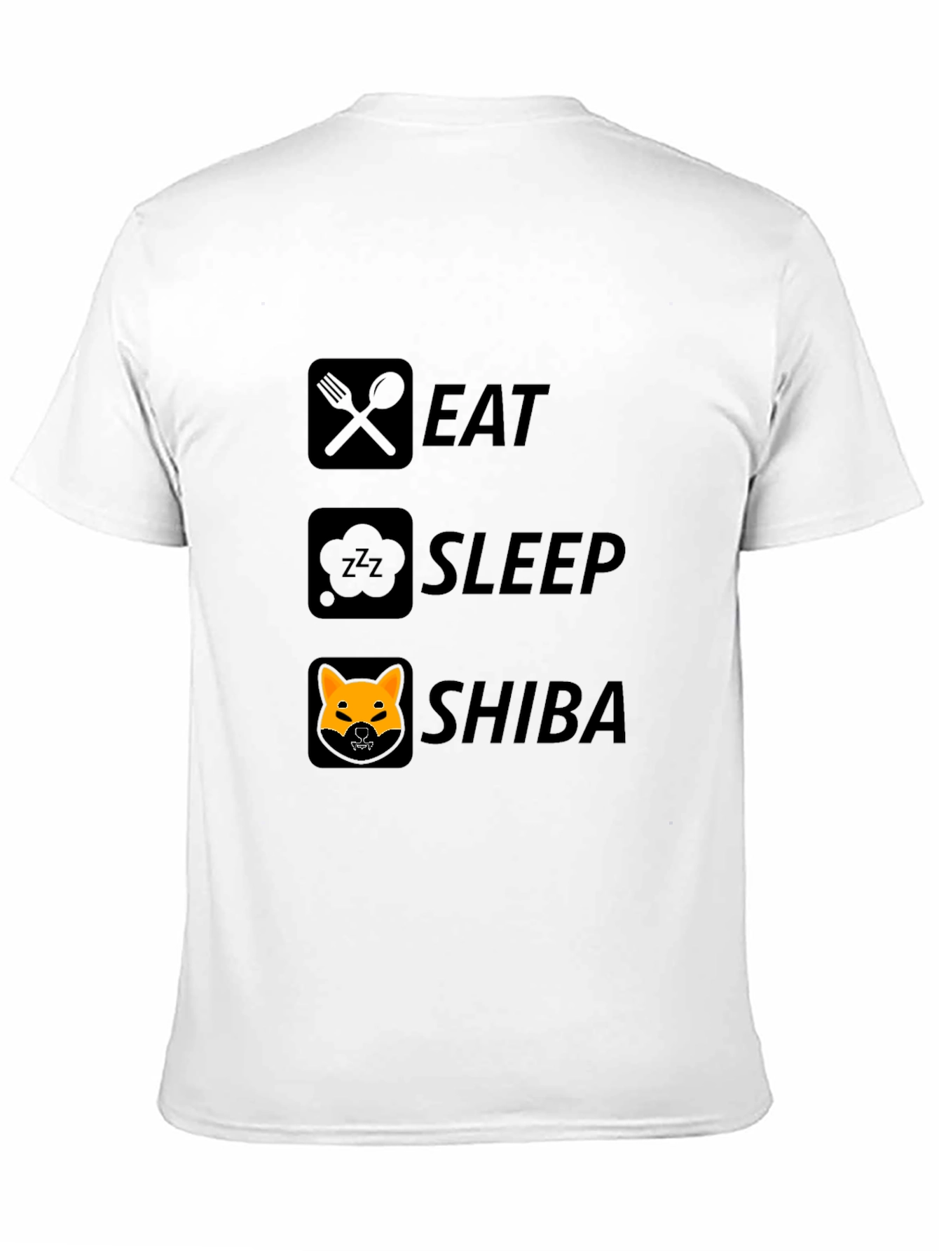 Eat Sleep Shiba Crypto T-Shirt