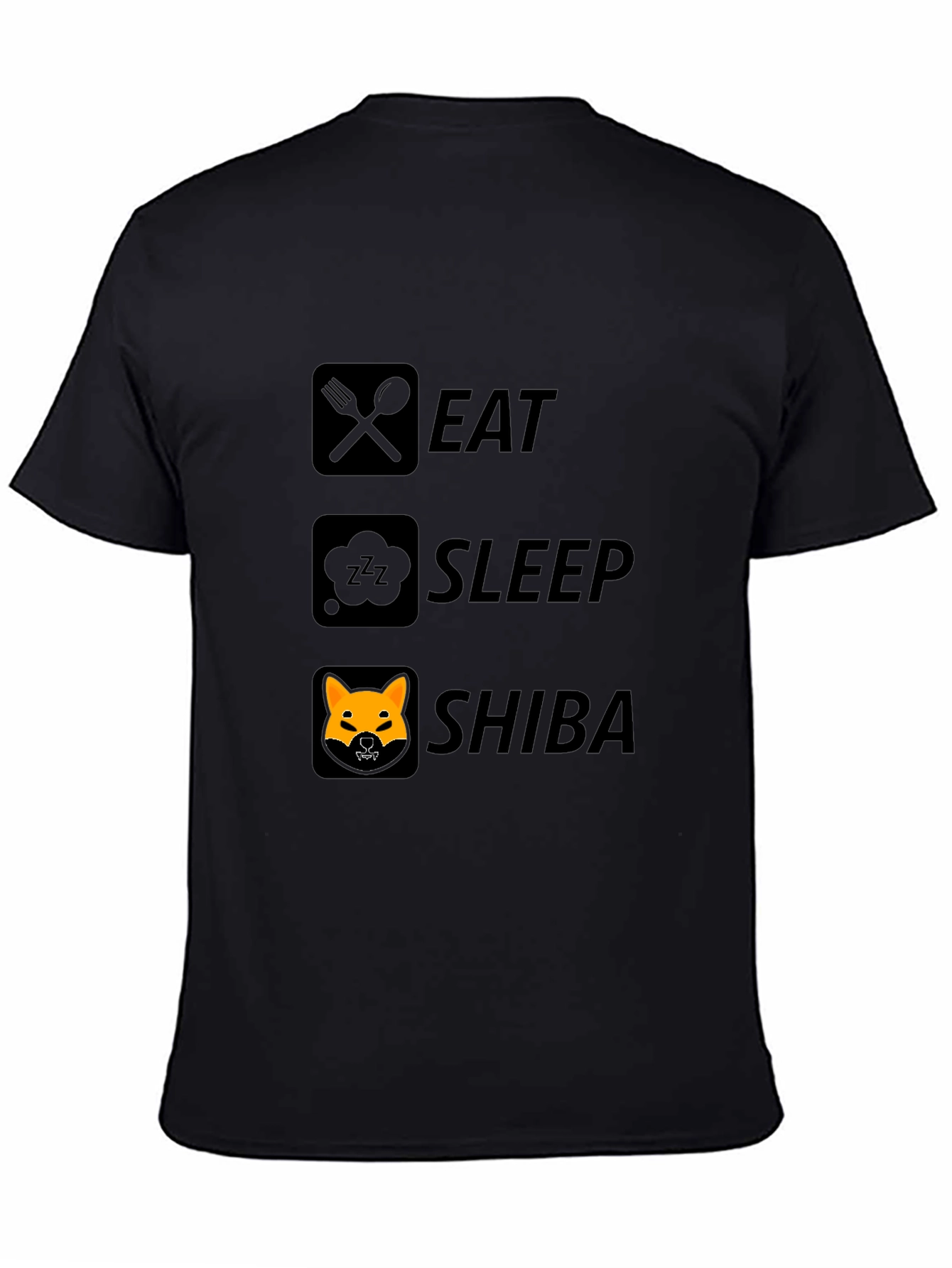 Eat Sleep Shiba Crypto T-Shirt