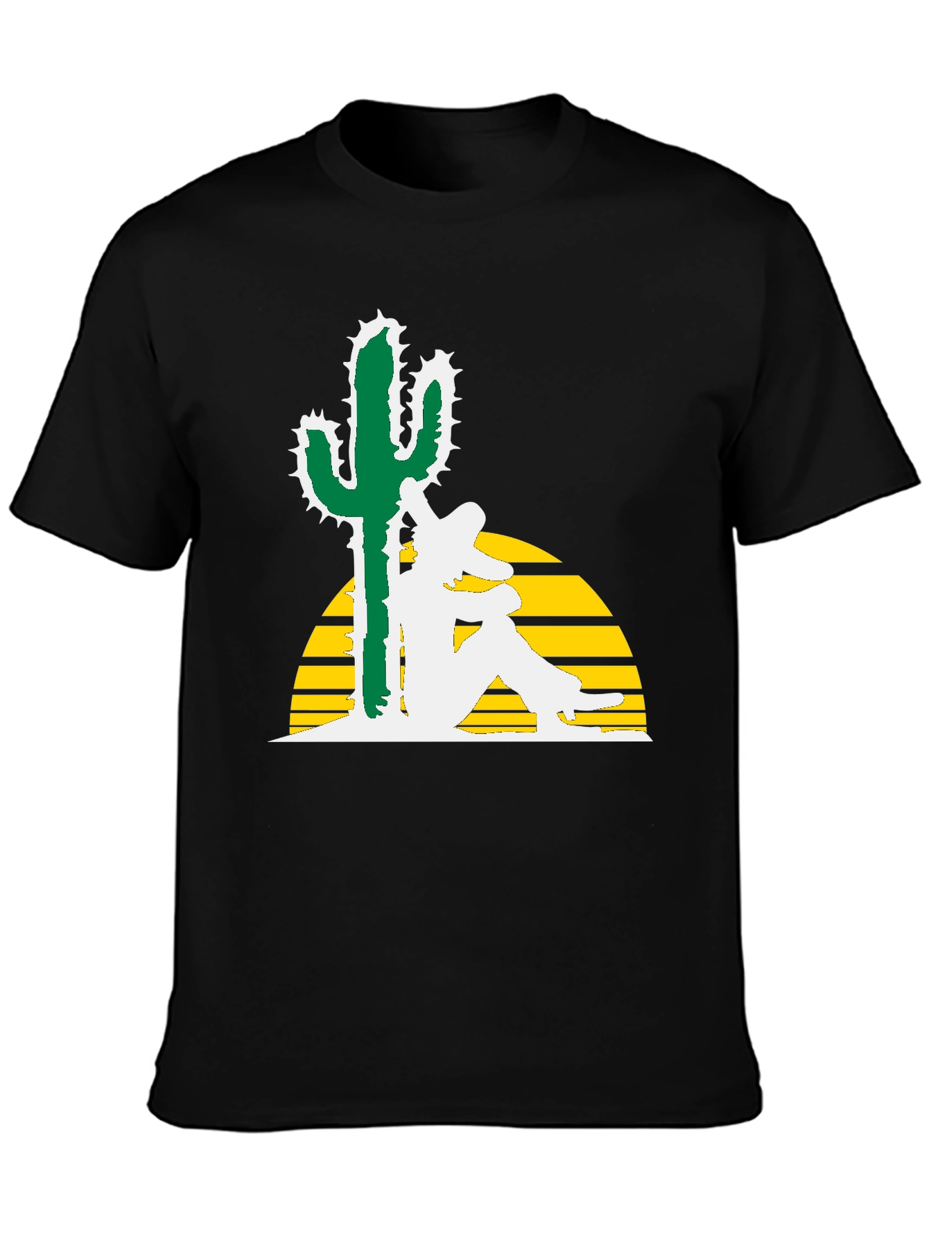 Siesta Cactus Tee - Relaxed Desert Vibe