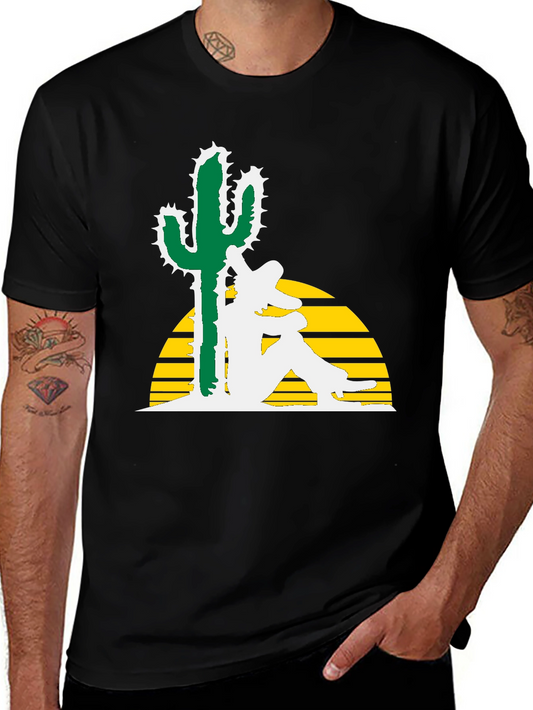 Siesta Cactus Tee - Relaxed Desert Vibe