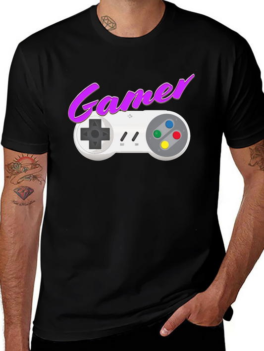 Retro Gamer T-Shirt: Classic Controller Design