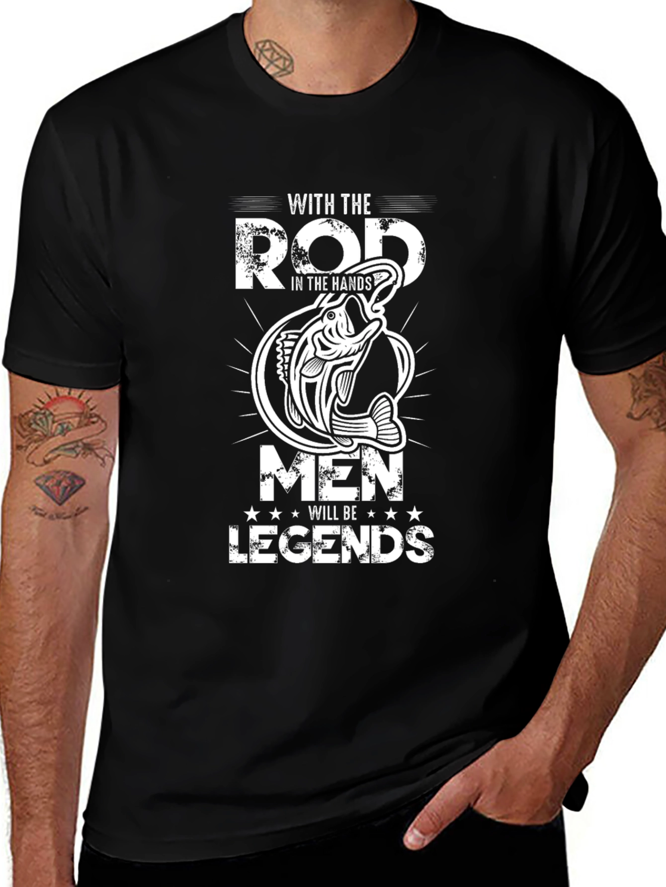 Fishing Rod Legends Graphic T-Shirt