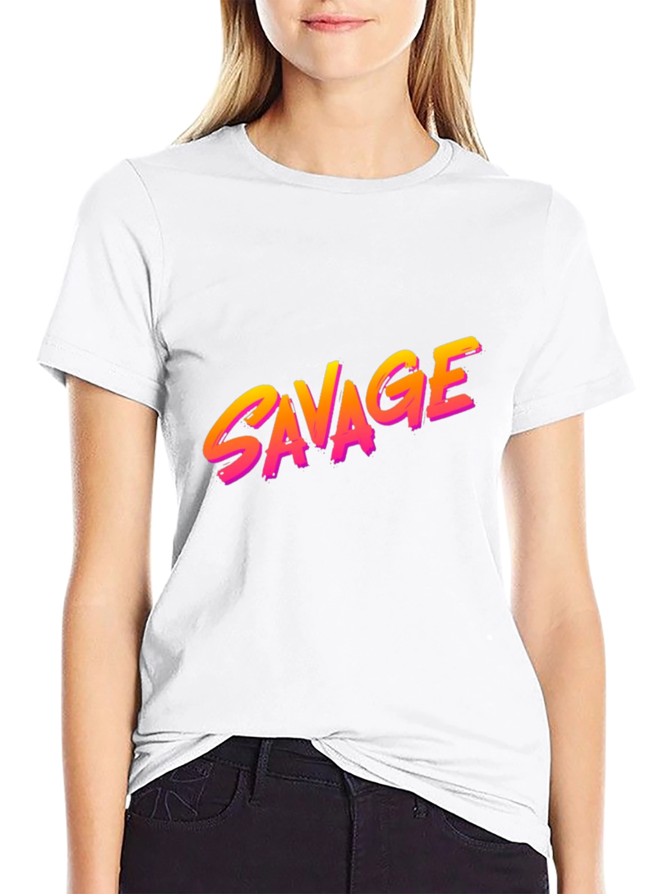 Savage Graphic Tee - Bold Retro Style!