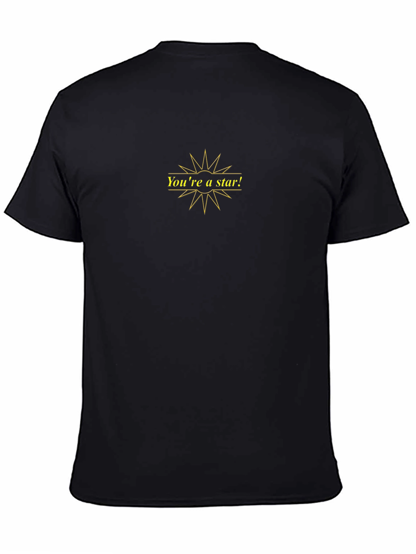 Youre a Star Graphic Black T-Shirt