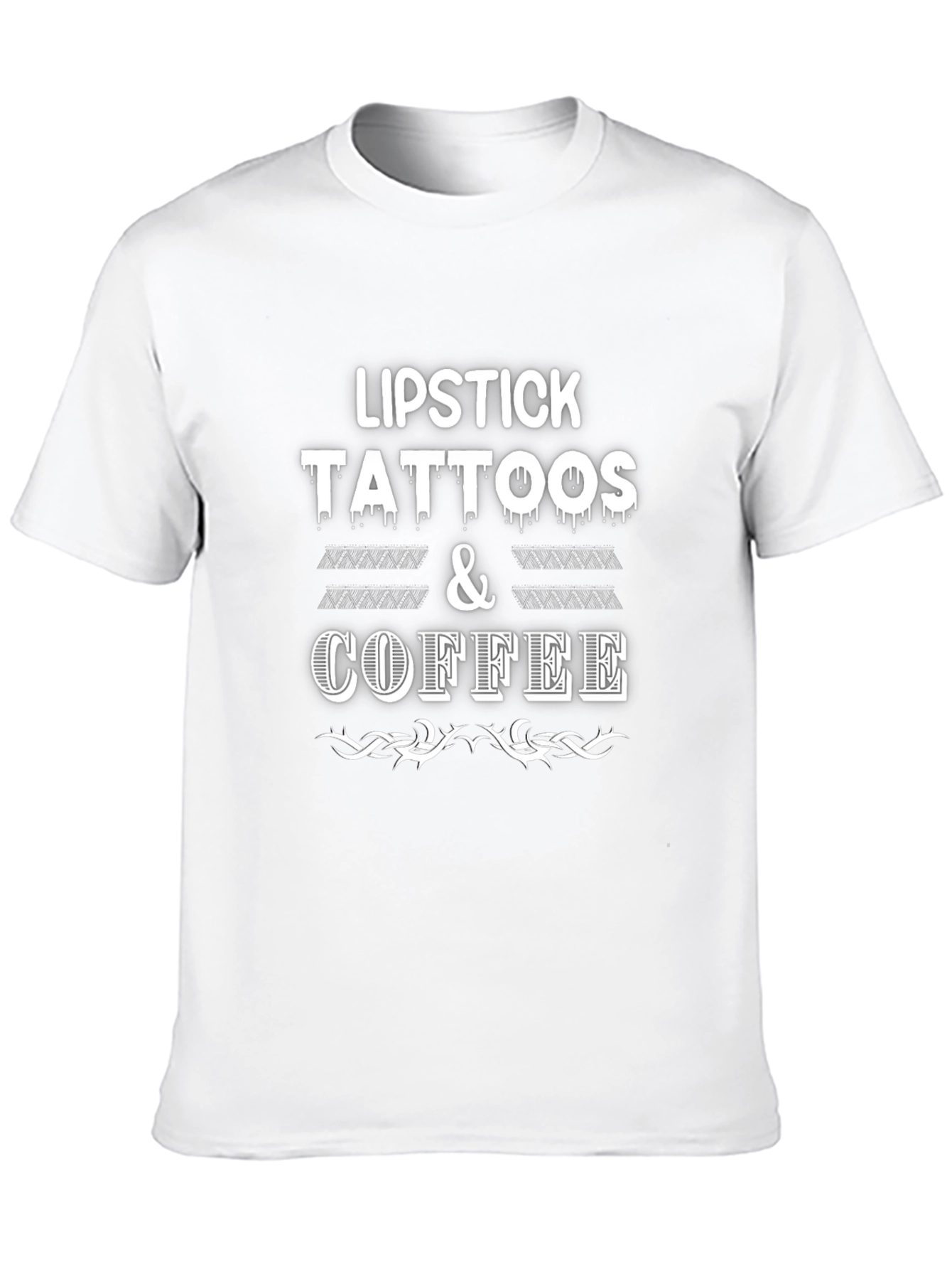 Lipstick Tattoos & Coffee Graphic Tee