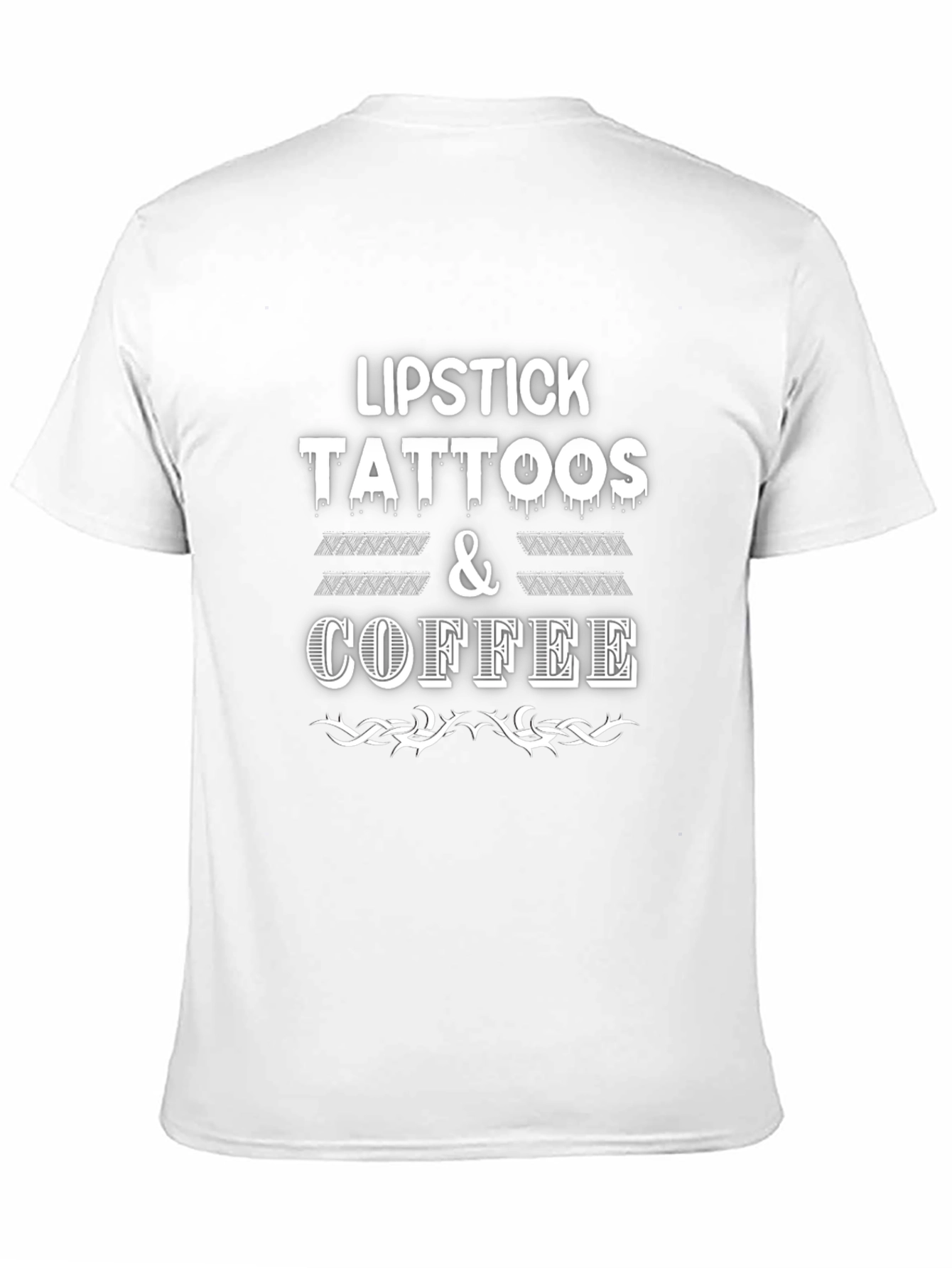 Lipstick Tattoos & Coffee Graphic Tee