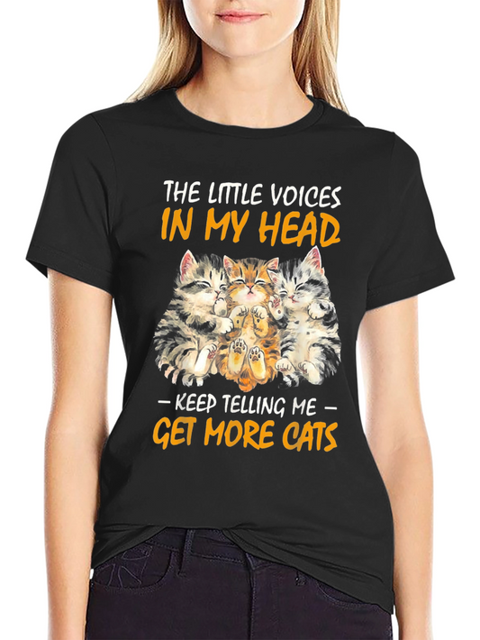 Get More Cats T-Shirt - Funny Cat Lover Tee
