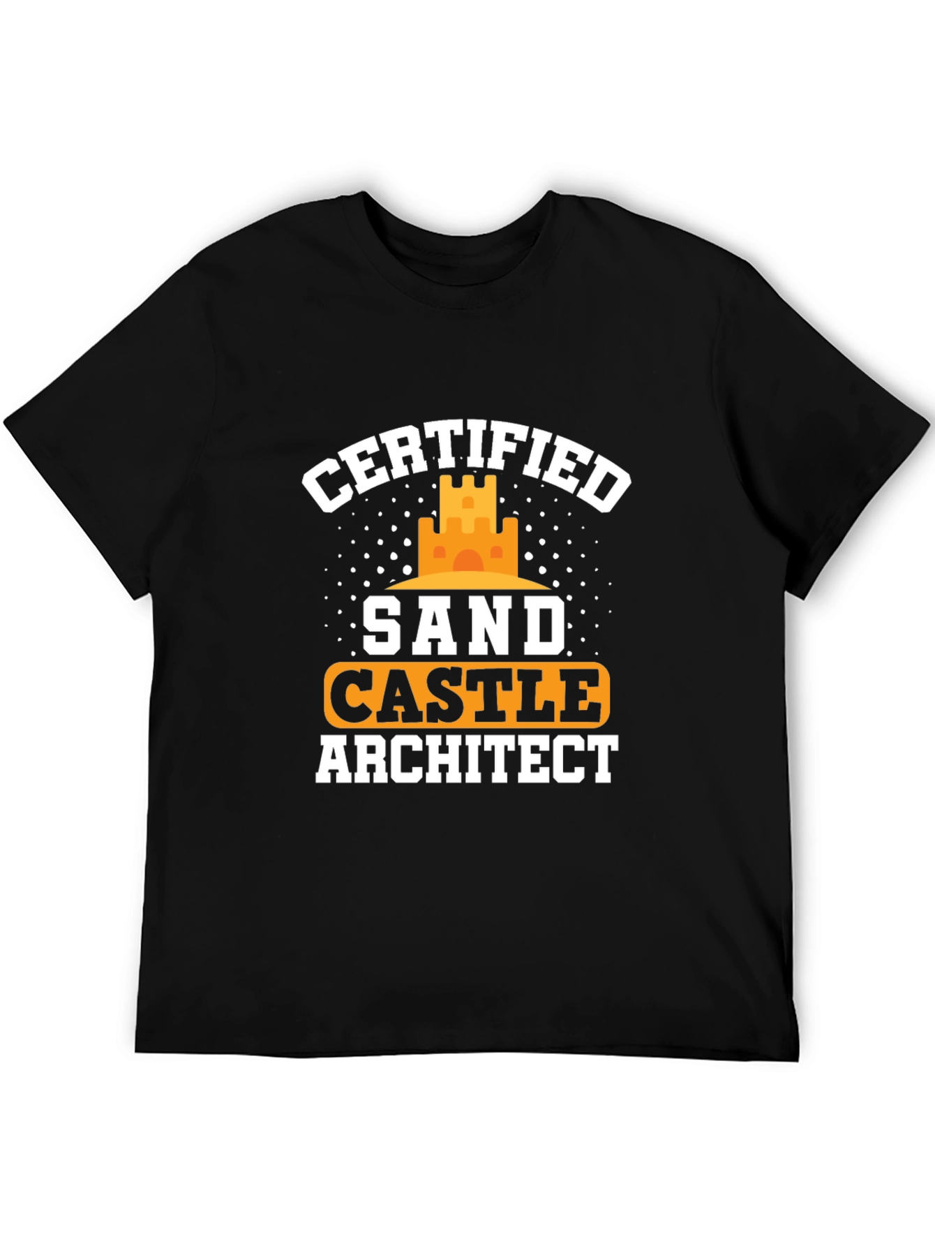 Certified Sandcastle Architect Graphic Tee