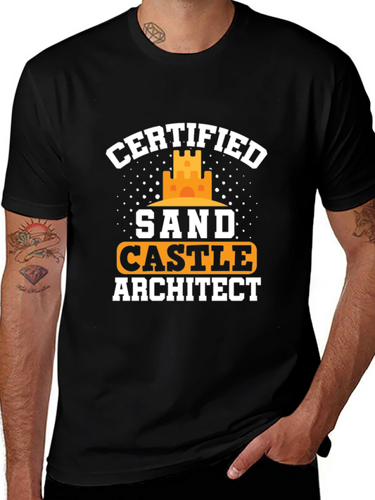 Certified Sandcastle Architect Graphic Tee