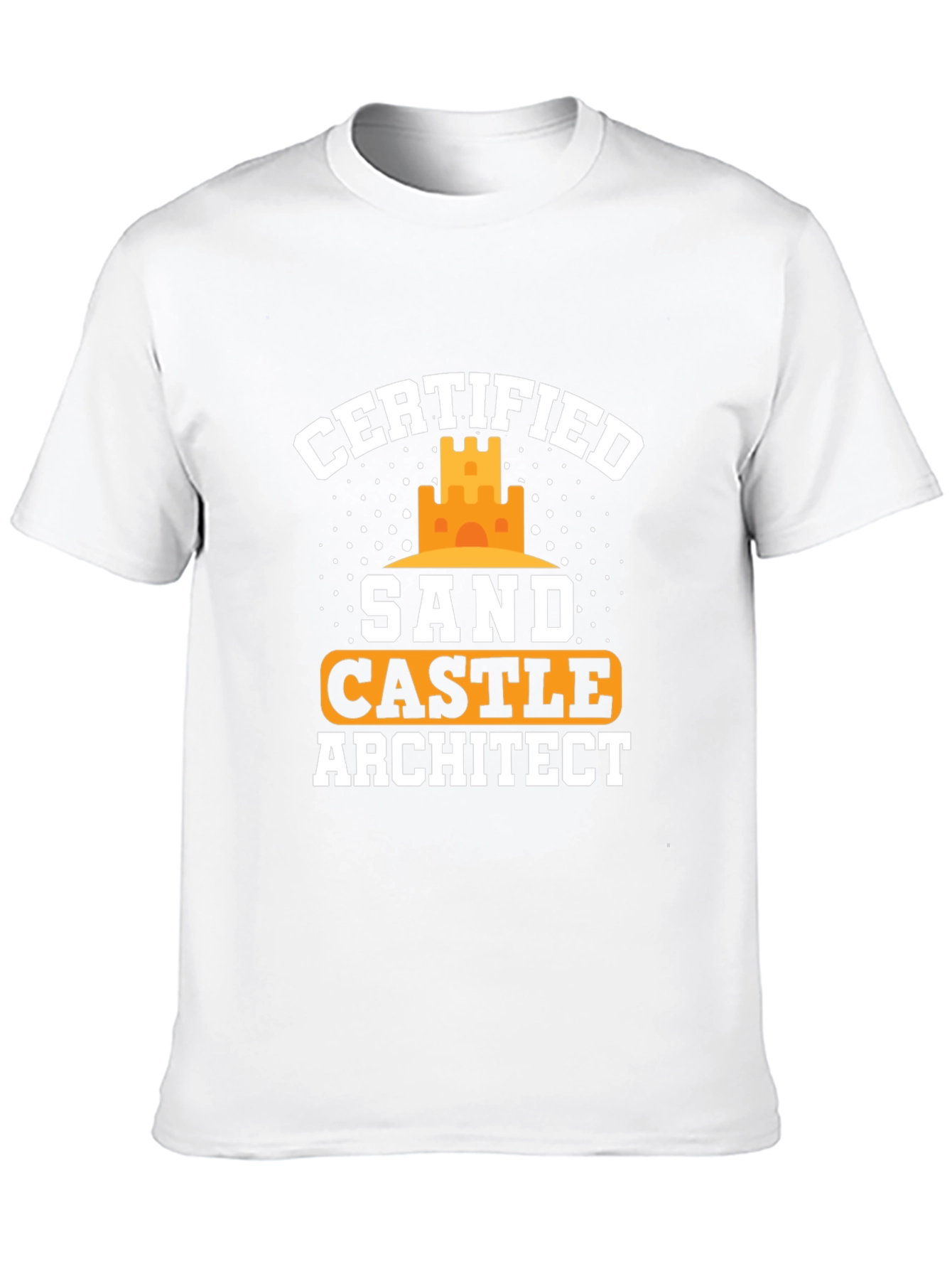 Certified Sandcastle Architect Graphic Tee