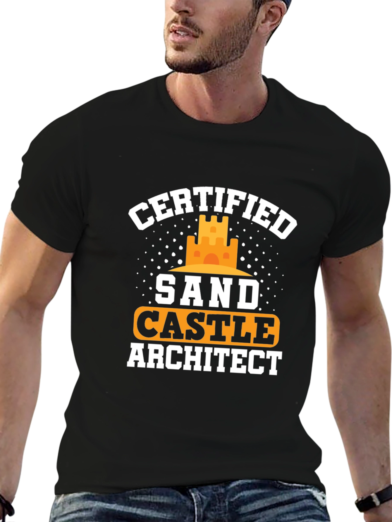 Certified Sandcastle Architect Graphic Tee