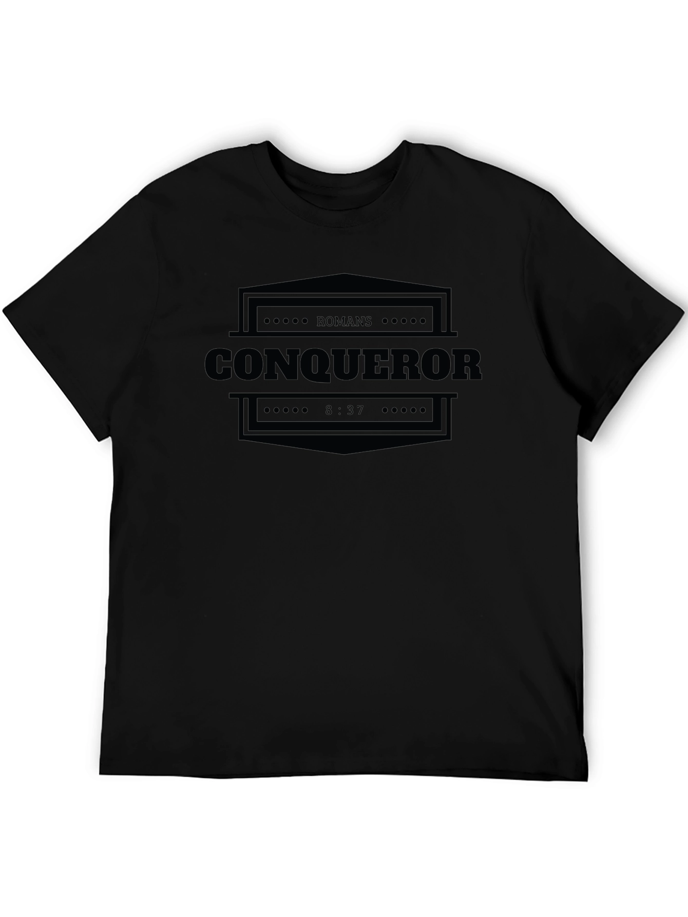 Conqueror Romans 8:37 Christian T-Shirt