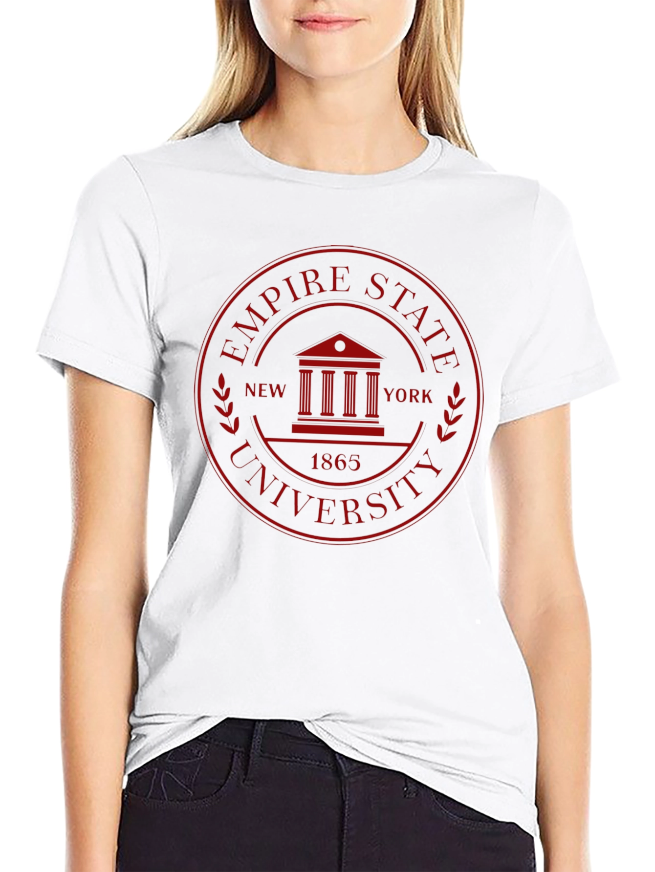 Empire State University Graphic Tee - Classic Black T-Shirt