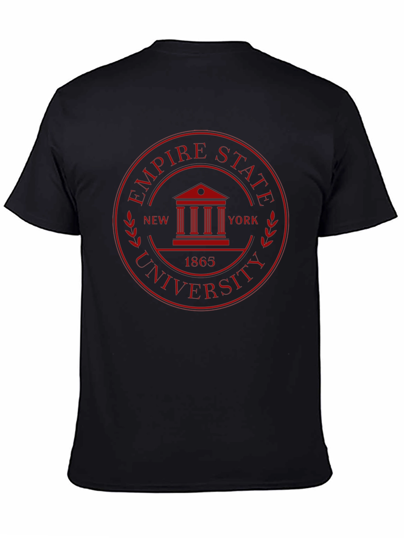 Empire State University Graphic Tee - Classic Black T-Shirt