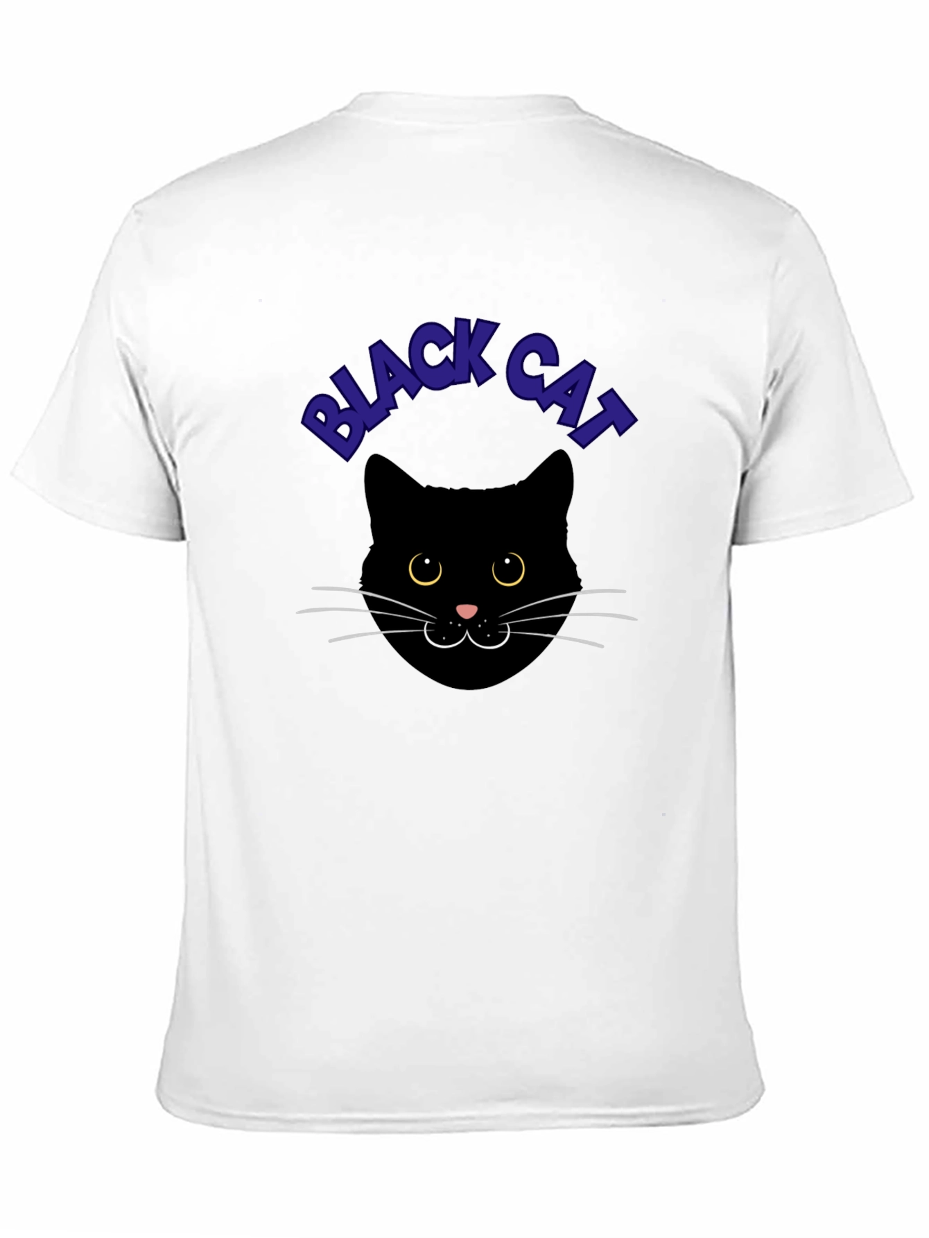 Black Cat Graphic Tee - Soft Cotton Comfort