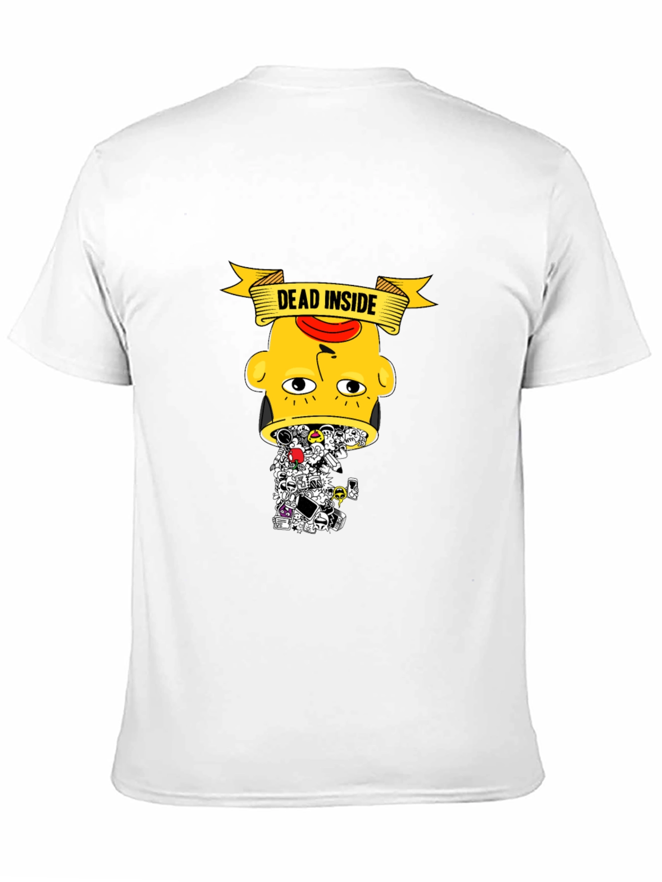 Dead Inside Graphic Tee - Trendy Black T-Shirt