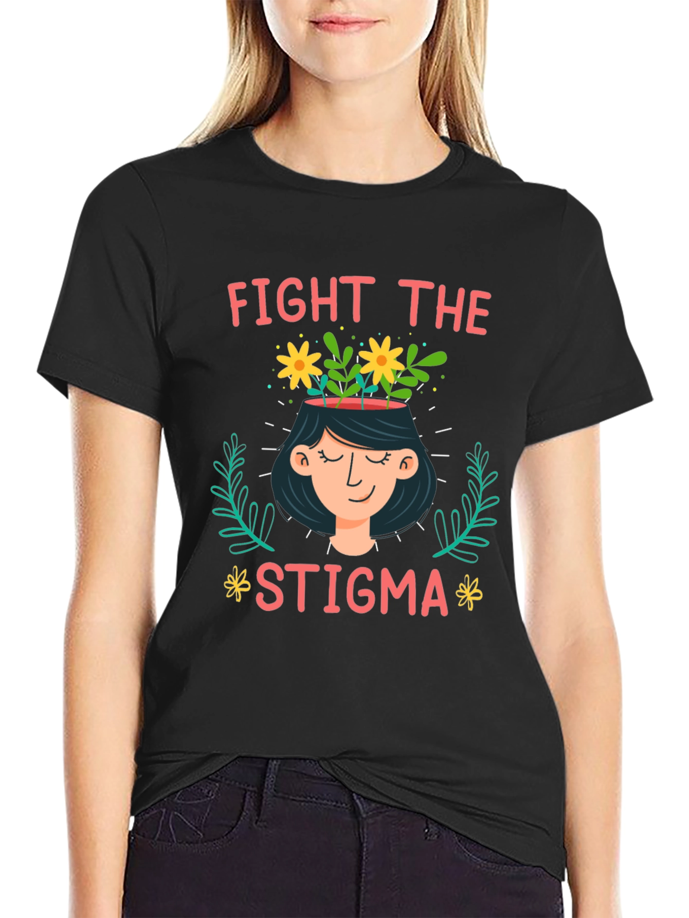 Fight the Stigma Mental Health T-Shirt