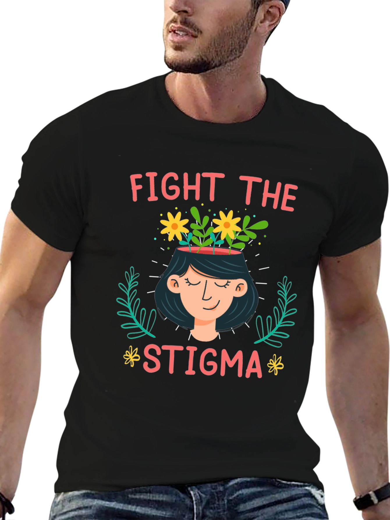 Fight the Stigma Mental Health T-Shirt
