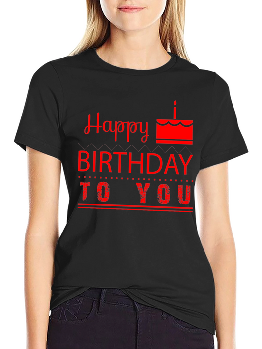 Happy Birthday Graphic T-Shirt