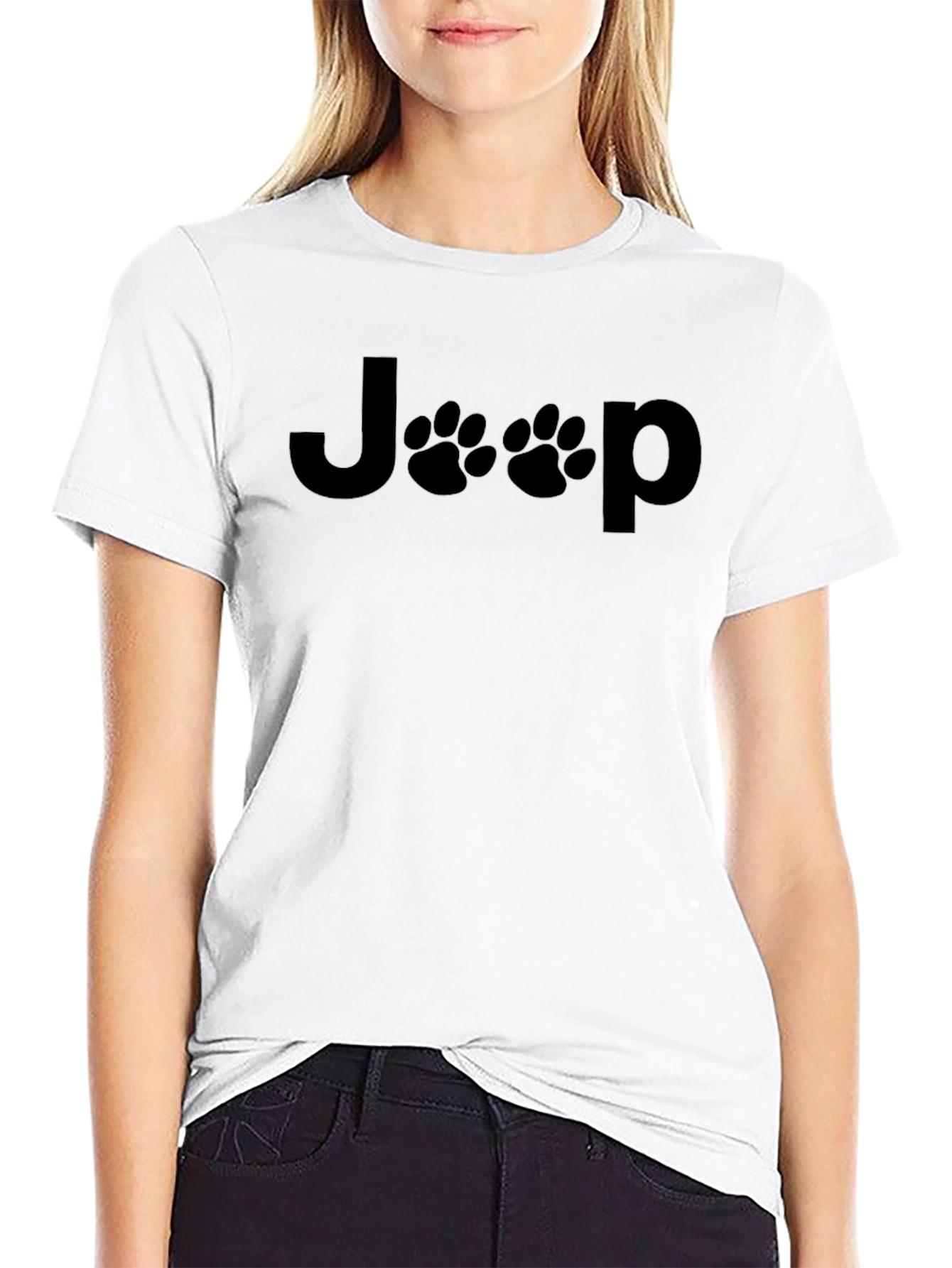 Jeep Paw Print Graphic Tee - Black