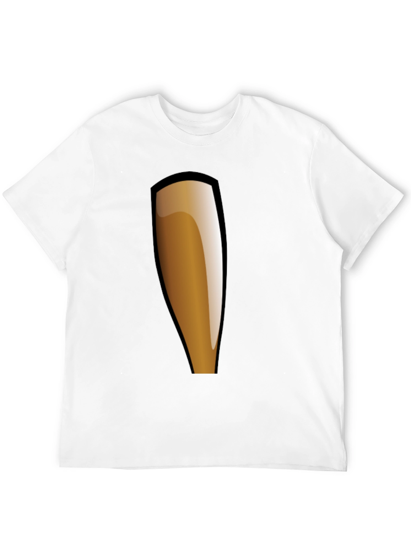 Beer Graphic T-Shirt - Short Sleeve Crew Neck