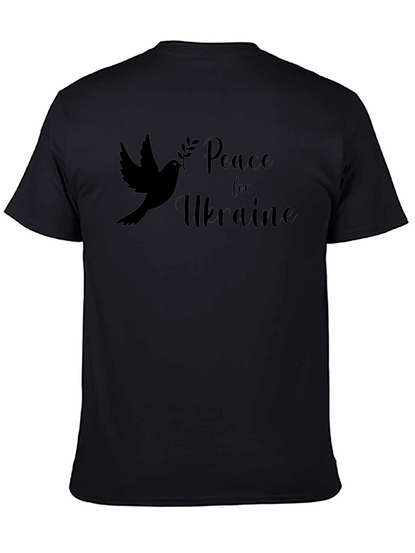 Peace for Ukraine Dove Graphic T-Shirt