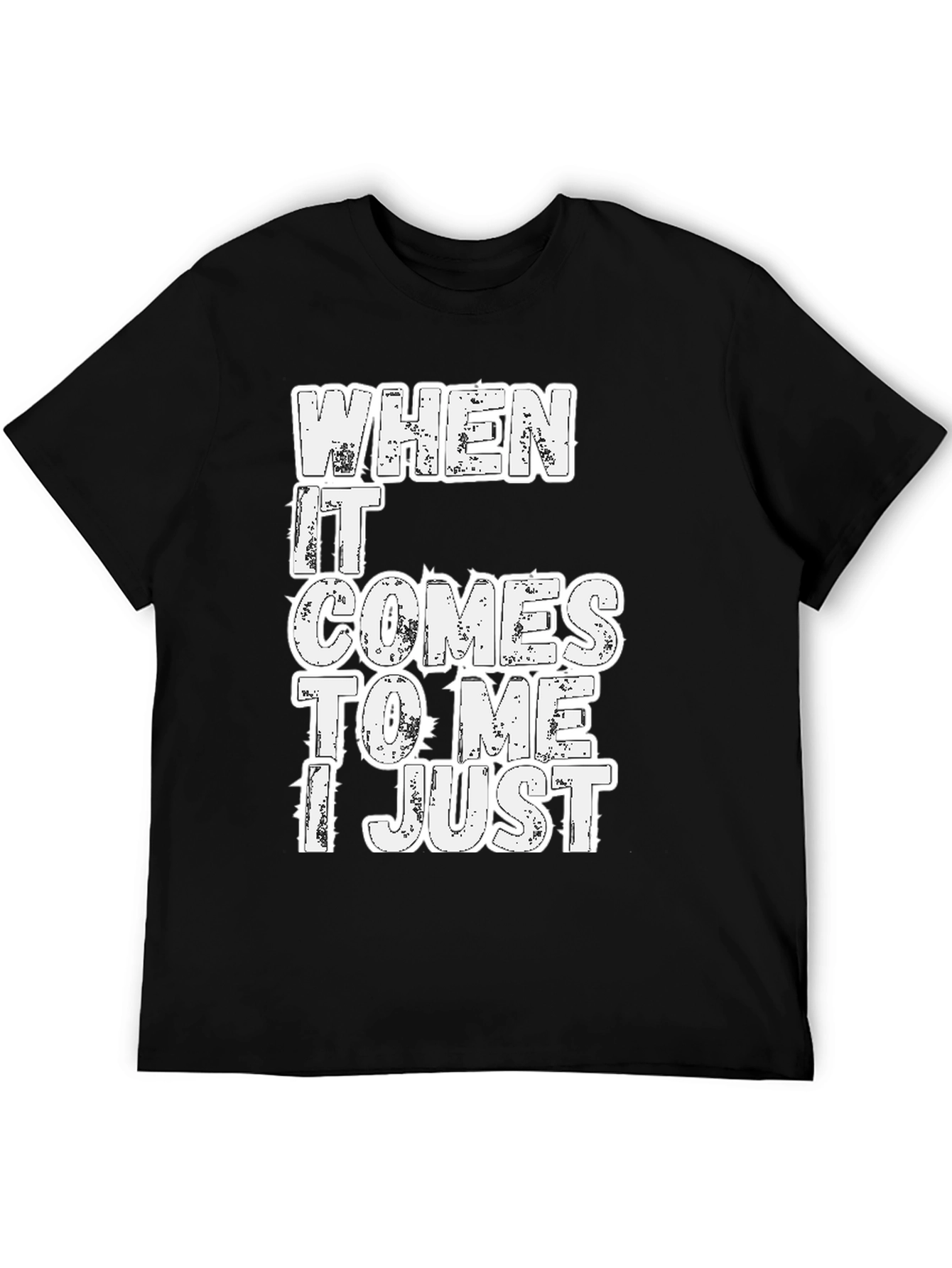 Funny Sarcastic Mens Black T-Shirt