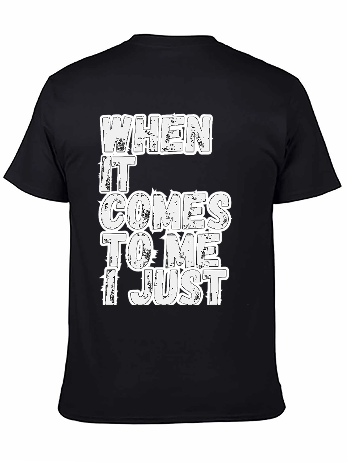 Funny Sarcastic Mens Black T-Shirt